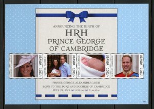 CLOSE-OUT SPECIAL UGANDA BIRTH OF PRINCE GEORGE SHEET MINT NH