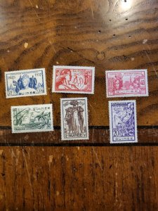 Stamps French Guinea Scott #120-5 nh