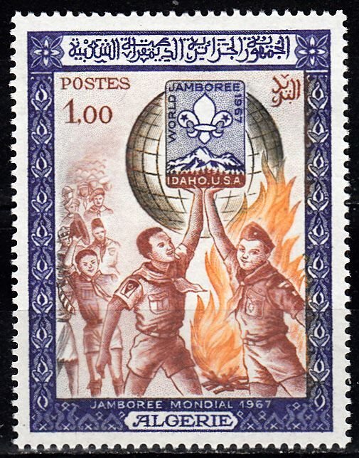algeria  scott no 388 mh