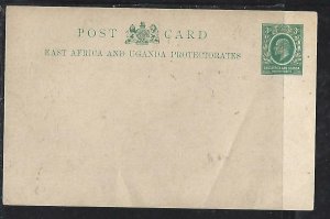 EAST AFRICA & UGANDA COVER (P0612B) KE 3C PSC UNUSED 