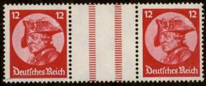 Germany Mi S103 Frederick the Great Gutter Pair Zusammendruck MNH 91848