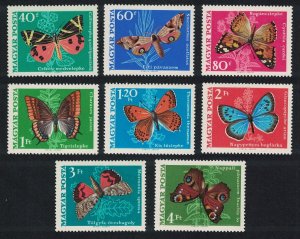 Hungary Butterflies and Moths 8v 1969 MNH SG#2439-2446 MI#2494A-2501A