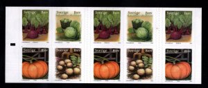 SWEDEN Scott 2596e Self Adhesive Organic Fruits and Vegetable's booklet ...