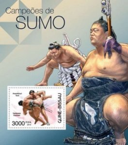 Guinea-Bissau - Sumo Champions - Souvenir Sheet - GB12307b