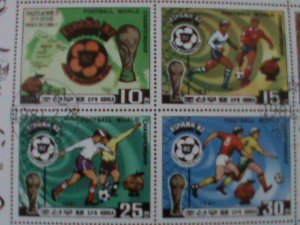 ​KOREA 1981-SC#2031a WORLD CUP SOCCER CHAMPIONSHIPS-CTO-SHEET-VF-LAST ONE