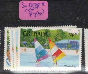 Grenada Windsurfing SC 1275-8 MNH (9glp)