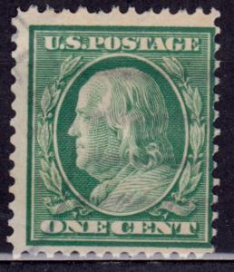 United States, 1908, Franklin, 1c, sc#331, used