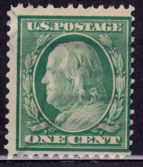 United States, 1908, Franklin, 1c, sc#331, used
