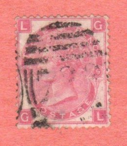 GBR SC #49a U 1867 Q Victoria PLT#9 CV $85.00