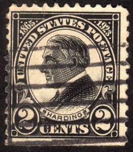 1923, US 2c, Harding, Used, Sc 610