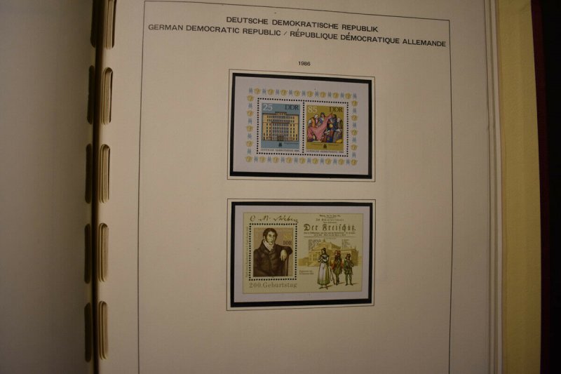 GERMANY DDR 1986 YEAR SET COMPLETE MNH