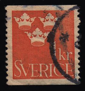 Sweden 285 Three Crowns 1939