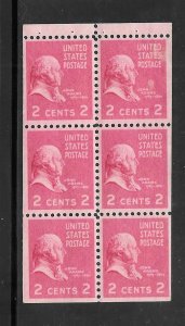 #806B MH Booklet Pane