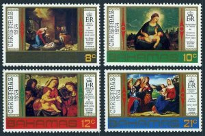 Bahamas 366-369,369a,MNH.Michel 344-347,Bl.12. Christmas 1974.De Stella,Romanino