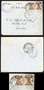 India 1942 Censored Field Post Office Cover