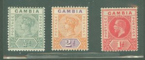 Gambia #20/22/88 Unused
