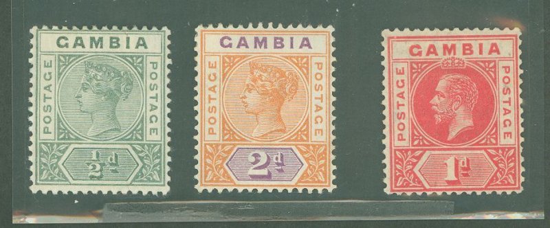 Gambia #20/22/88 Unused