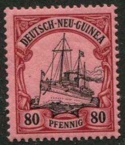 German New Guinea SC# 15 Kaiser's Yacht 80pf MNH