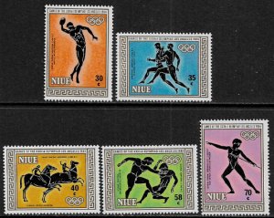 Niue #432-6 MNH Set - Los Angeles Summer Olympics