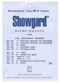 Mounts Showgard, ss to 1975 (11 Black) (00701B)