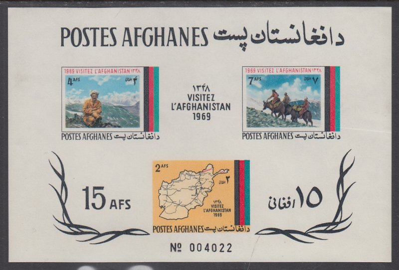 Afghanistan 798a Souvenir Sheet MNH VF