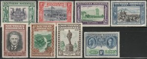 Southern Rhodesia,#56-63 Mint Hinged,  From 1940