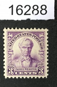 MOMEN: US STAMPS # 725 MINT OG NH VF/XF LOT #16288