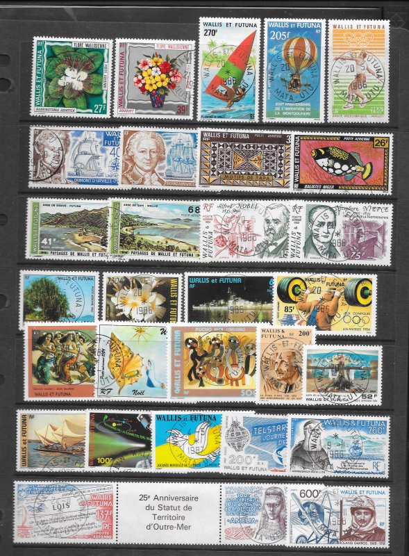 WALLIS & FUTUNA  AIRMAIL COLLECTION #2   CANCELLED