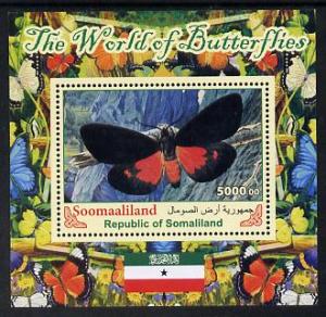 Somaliland 2011 The World of Butterflies #1 perf souvenir...