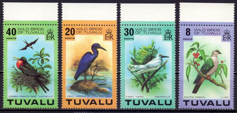 Tuvalu. 1978. 58-61. bird fauna. MNH.