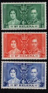 St. Helena # 115 - 117 MNH
