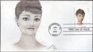 #3786 Audrey Hepburn Cole FDC