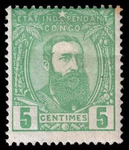 Belgian Congo - Scott 6 - Mint-Hinged - Poor Centering - Toning