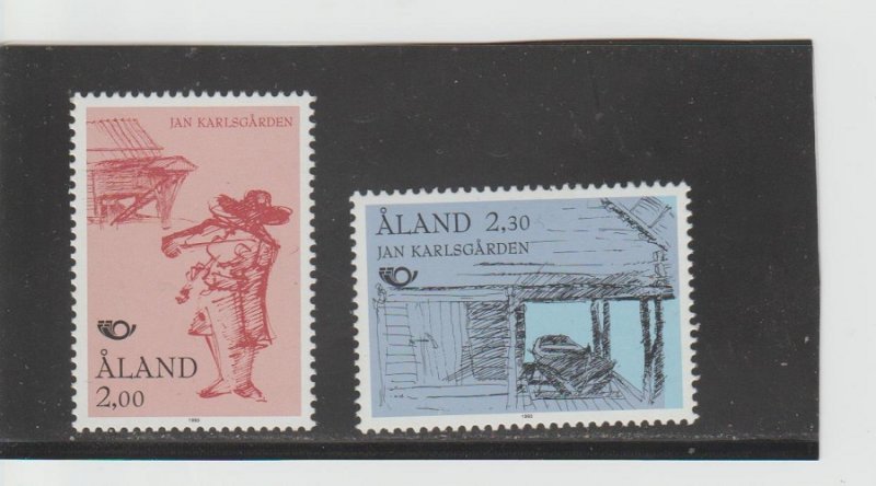 Aland  Scott#  73-74  MNH  (1993 Jan Karlsgarden Museum)