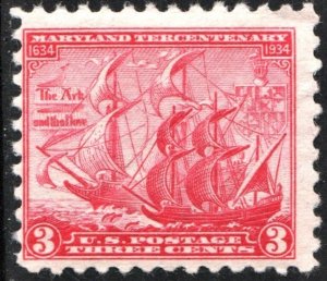SC#736 3¢ Maryland Tricentennial (1934) MNH