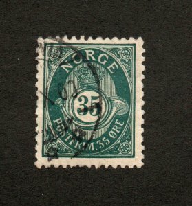 Norway - Sc# 56a Used         -        Lot 0923353