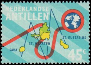 Netherlands Antilles #352-354, Complete Set(3), 1973, Never Hinged