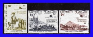 1991 - Polinesia Francesa - Scott 560 / 562 - PO- 118