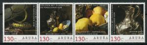 Aruba Art Stamps 2018 MNH Still Life Willem Kalf Paintings 4v Strip