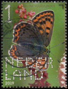 Netherlands 1592f - Used - (87c) Sooty Copper Butterfly (2019) (cv $2.15)