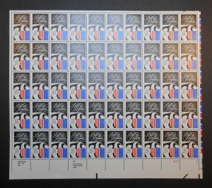 1989 Bill of Rights Bicentennial Sc 2421 full sheet of 50 MNH  -Typical