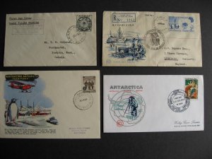 Australian Antarctic Territory 4 Davis, Heard cancel FDC First Day Covers etc 