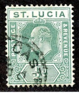 St. Lucia, Scott #57, Used