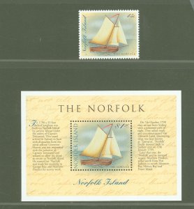 Norfolk Island #663-664  Single (Complete Set)