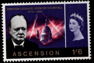 ASCENSION  Scott 99 MH* Churchill stamp