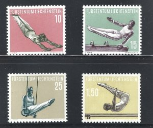 Liechtenstein #308-11 (1955) Sports Type of 1954 VF NH