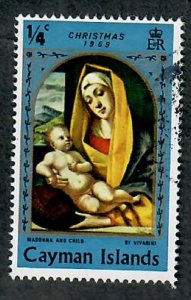 Cayman Islands #242 Christmas used single