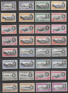 ASCENSION SG38/47b 1938-53 DEFINITIVE SET OF 32 COMPLETE WITH ALL PERFS MTD MINT