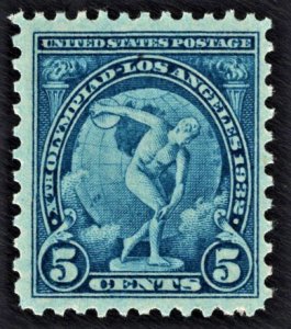 US 719 MNH VF 5 Cent Summer Olympic Games Discus Thrower