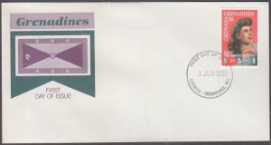 GRENADA GRENADINES Sc #1419 FDC DINAH SHORE, AMERICAN JEWISH TV STAR and SINGER